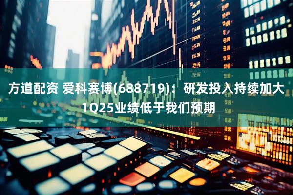 方道配资 爱科赛博(688719)：研发投入持续加大 1Q25业绩低于我们预期