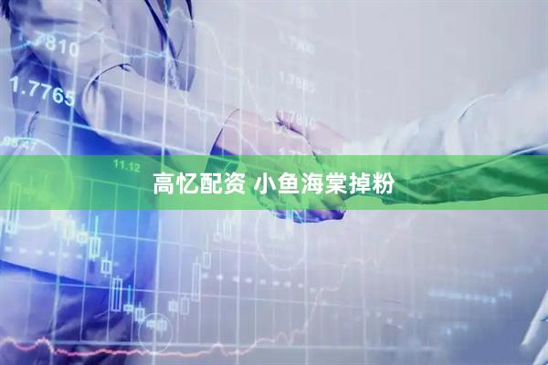 高忆配资 小鱼海棠掉粉