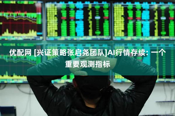 优配网 [兴证策略张启尧团队]AI行情存续: 一个重要观测指标